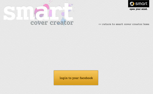 「smart cover creator」FBアプリ